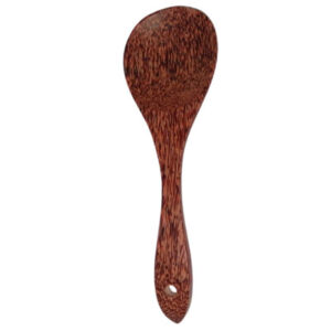 Handcrafted coconut palm wooden spoon – eco-friendly and reusable kitchen utensil